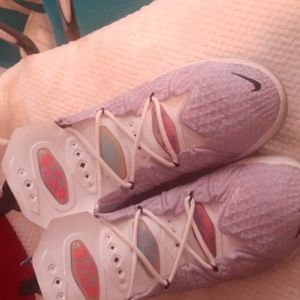 Pair of nike Lebron multicolor  shoes size  11.5